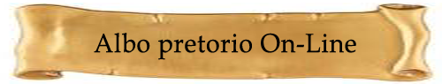 Vai all'albo pretorio on line
